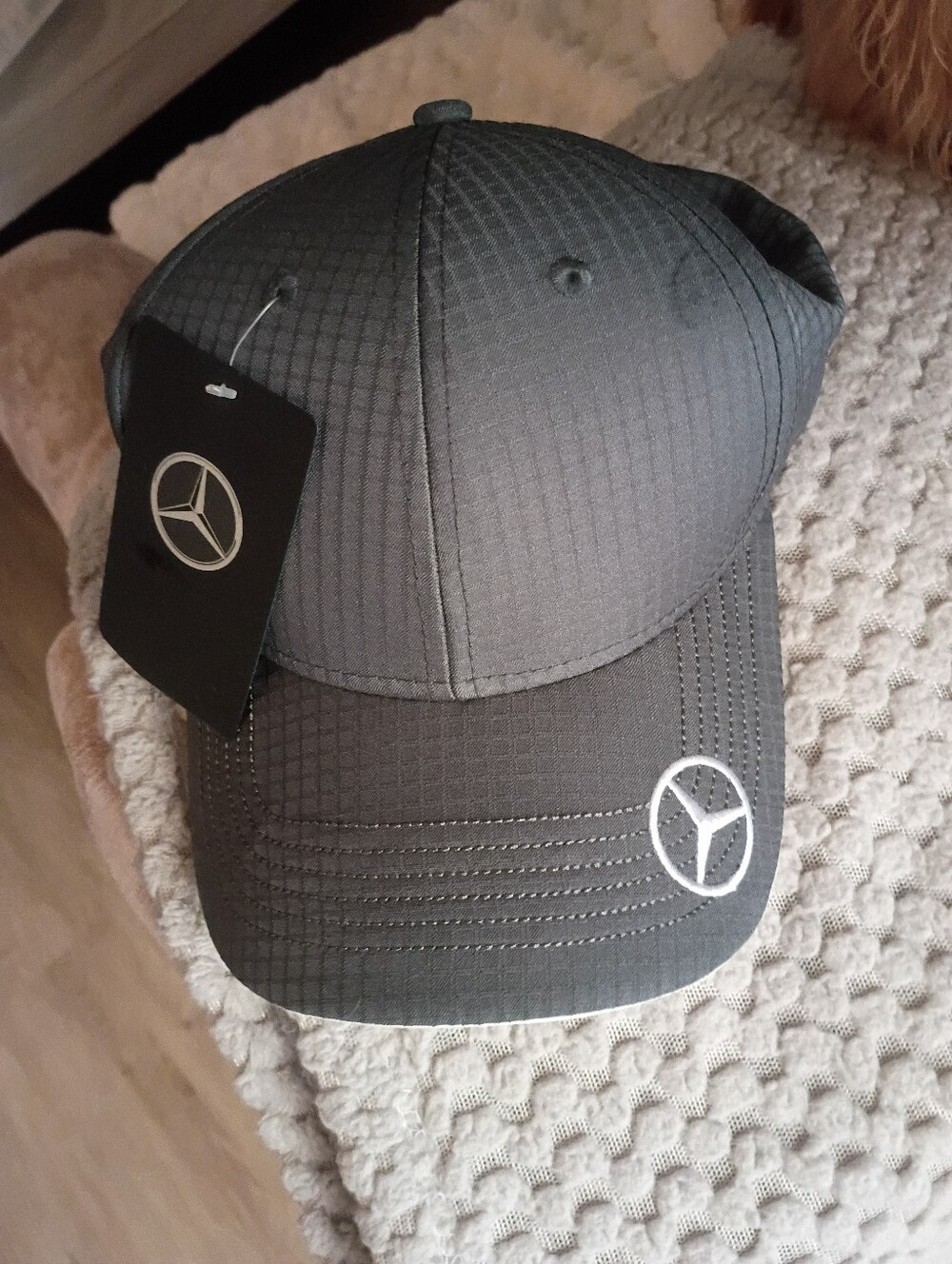 NWT Gray Mercedes Benz Baseball Cap Hat